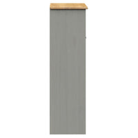 Thumbnail for Sideboard-Aufsatz VIGO Grau 78x30x100 cm Massivholz Kiefer