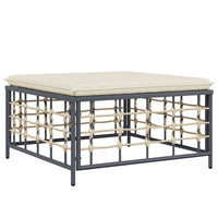 Thumbnail for 6-tlg. Garten-Lounge-Set mit Kissen Anthrazit Poly Rattan