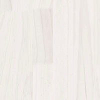 Thumbnail for Beistellschrank Weiß 60x36x65 cm Massivholz Kiefer