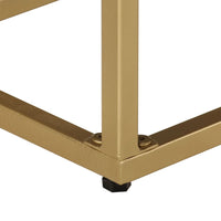 Thumbnail for Sideboard Schwarz und Golden 110x30x75 cm Massivholz Mango