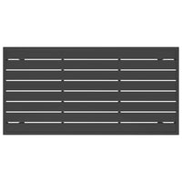 Thumbnail for Garten-Esstisch Anthrazit 110x54x70 cm Stahl