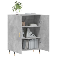 Thumbnail for Sideboard Betongrau 69,5x34x90 cm Holzwerkstoff