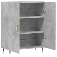 Thumbnail for Sideboard Betongrau 69,5x34x90 cm Holzwerkstoff