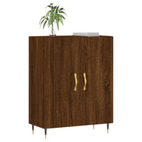 Thumbnail for Sideboard Braun Eichen-Optik 69,5x34x90 cm Holzwerkstoff