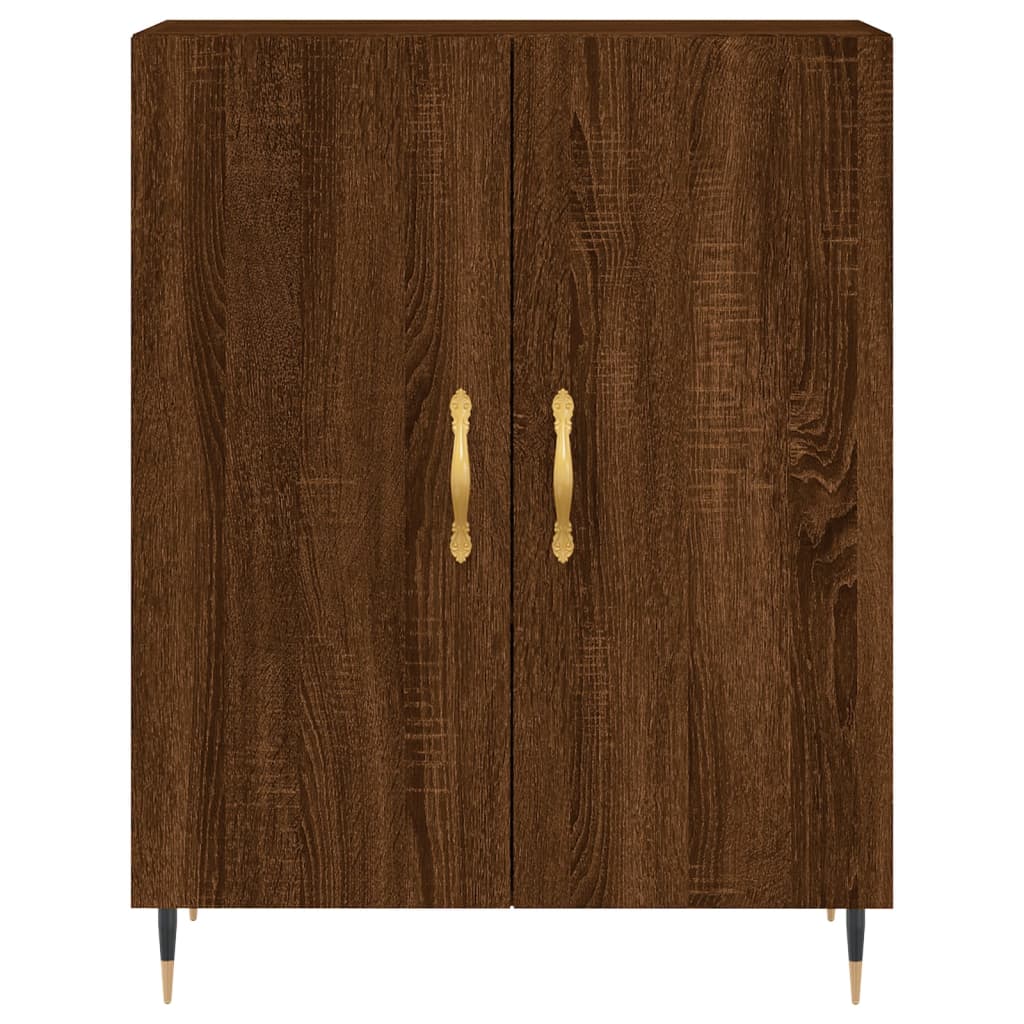 Sideboard Braun Eichen-Optik 69,5x34x90 cm Holzwerkstoff