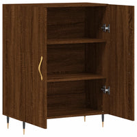 Thumbnail for Sideboard Braun Eichen-Optik 69,5x34x90 cm Holzwerkstoff