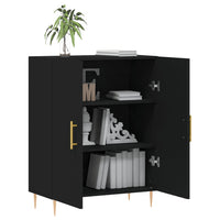 Thumbnail for Sideboard Schwarz 69,5x34x90 cm Holzwerkstoff