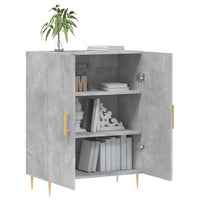 Thumbnail for Sideboard Betongrau 69,5x34x90 cm Holzwerkstoff