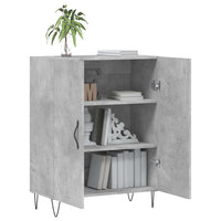 Thumbnail for Sideboard Betongrau 69,5x34x90 cm Holzwerkstoff