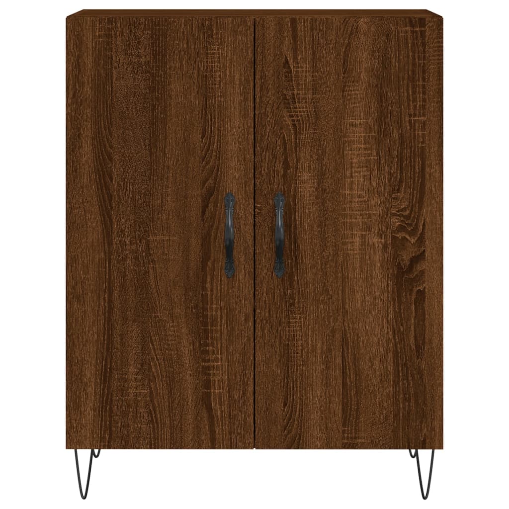 Sideboard Braun Eichen-Optik 69,5x34x90 cm Holzwerkstoff