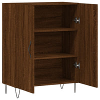 Thumbnail for Sideboard Braun Eichen-Optik 69,5x34x90 cm Holzwerkstoff