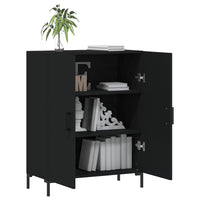 Thumbnail for Sideboard Schwarz 69,5x34x90 cm Holzwerkstoff