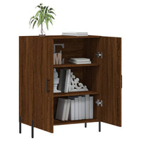 Thumbnail for Sideboard Braun Eichen-Optik 69,5x34x90 cm Holzwerkstoff