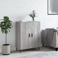 Thumbnail for Sideboard Grau Sonoma 69,5x34x90 cm Holzwerkstoff