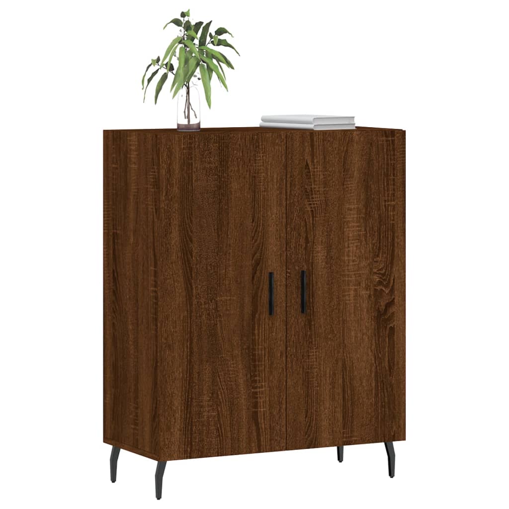 Sideboard Braun Eichen-Optik 69,5x34x90 cm Holzwerkstoff
