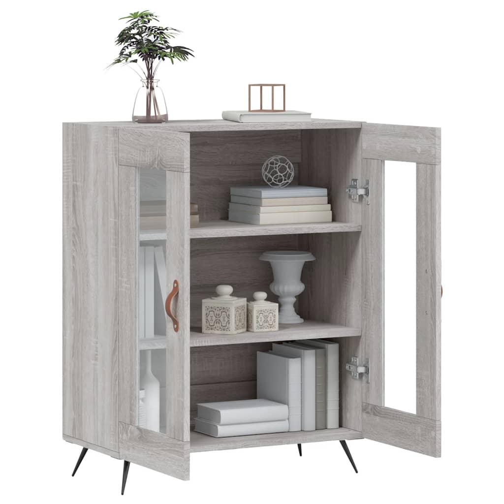 Sideboard Grau Sonoma 69,5x34x90 cm Holzwerkstoff