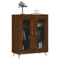 Thumbnail for Sideboard Braun Eichen-Optik 69,5x34x90 cm Holzwerkstoff