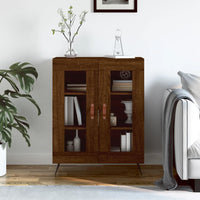Thumbnail for Sideboard Braun Eichen-Optik 69,5x34x90 cm Holzwerkstoff