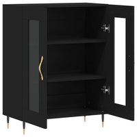 Thumbnail for Sideboard Schwarz 69,5x34x90 cm Holzwerkstoff