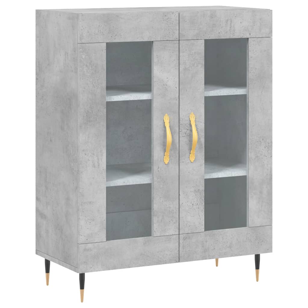 Sideboard Betongrau 69,5x34x90 cm Holzwerkstoff