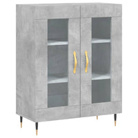 Thumbnail for Sideboard Betongrau 69,5x34x90 cm Holzwerkstoff