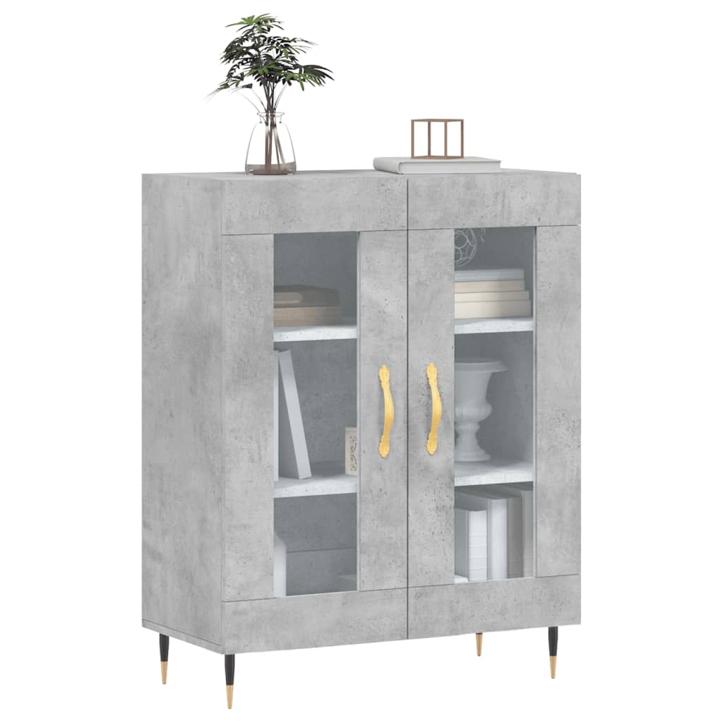 Sideboard Betongrau 69,5x34x90 cm Holzwerkstoff