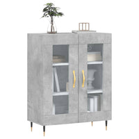 Thumbnail for Sideboard Betongrau 69,5x34x90 cm Holzwerkstoff