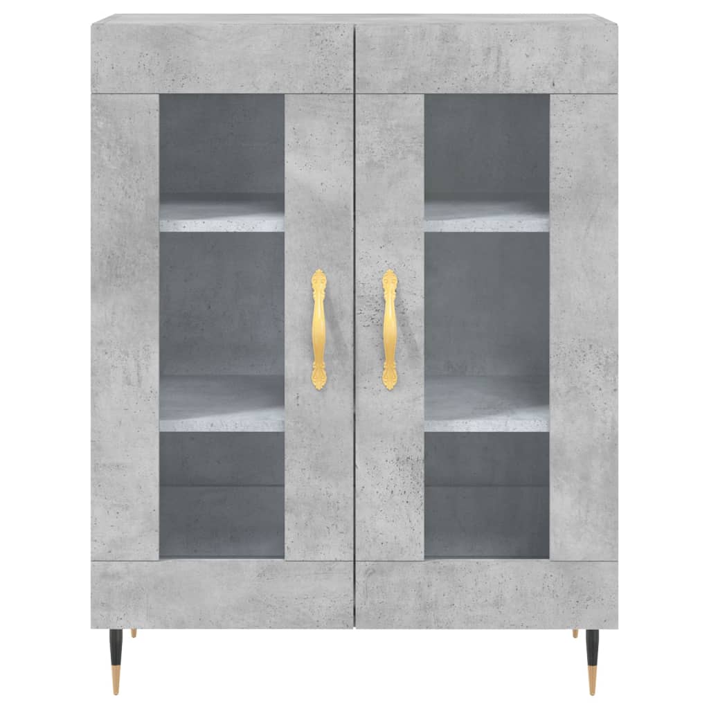 Sideboard Betongrau 69,5x34x90 cm Holzwerkstoff