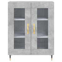 Thumbnail for Sideboard Betongrau 69,5x34x90 cm Holzwerkstoff