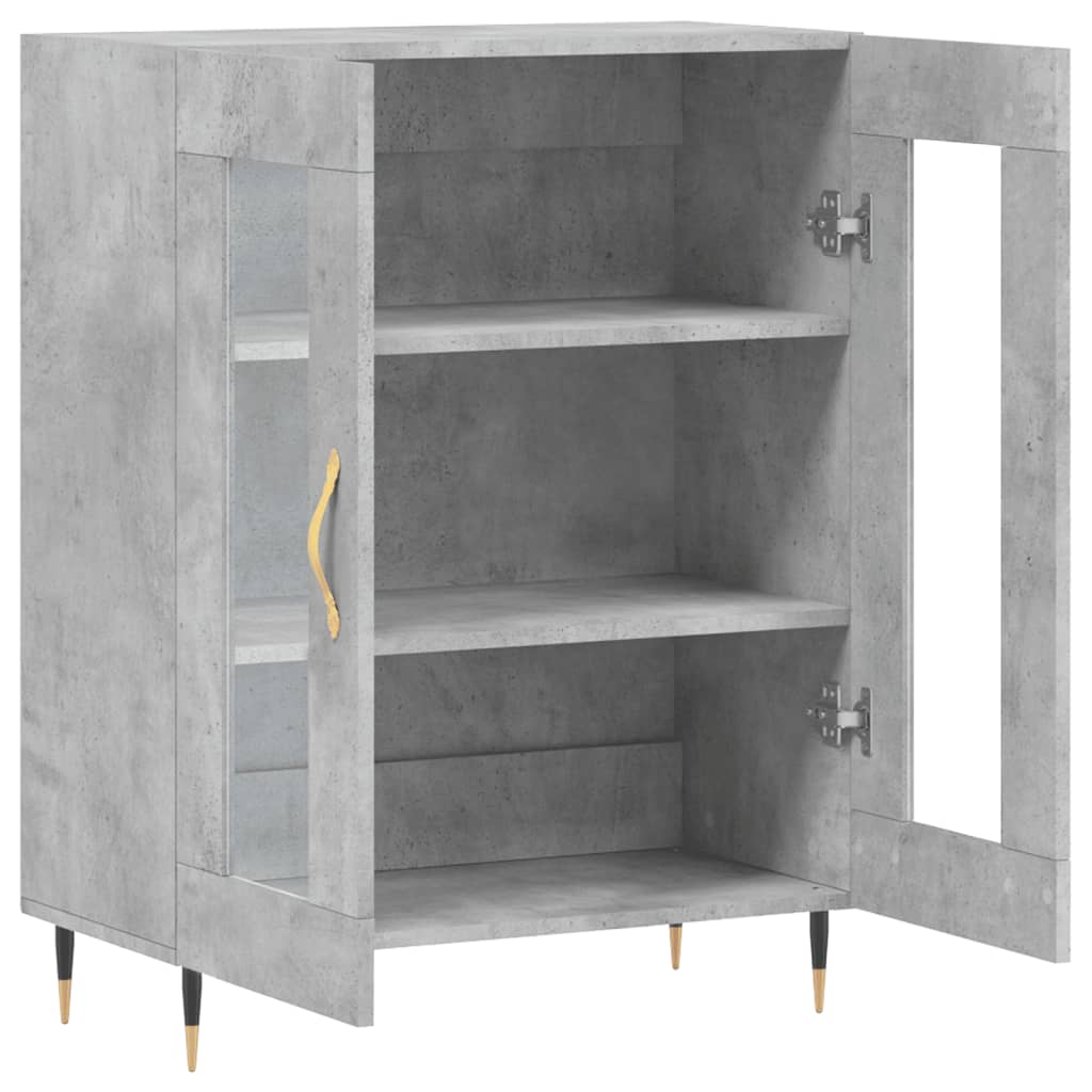Sideboard Betongrau 69,5x34x90 cm Holzwerkstoff
