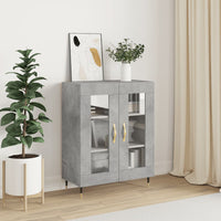 Thumbnail for Sideboard Betongrau 69,5x34x90 cm Holzwerkstoff