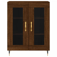 Thumbnail for Sideboard Braun Eichen-Optik 69,5x34x90 cm Holzwerkstoff