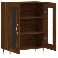 Thumbnail for Sideboard Braun Eichen-Optik 69,5x34x90 cm Holzwerkstoff