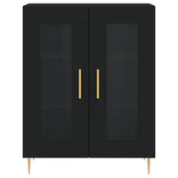 Thumbnail for Sideboard Schwarz 69,5x34x90 cm Holzwerkstoff