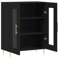 Thumbnail for Sideboard Schwarz 69,5x34x90 cm Holzwerkstoff