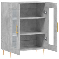 Thumbnail for Sideboard Betongrau 69,5x34x90 cm Holzwerkstoff