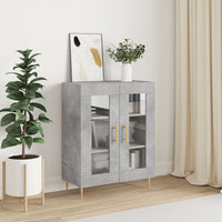 Thumbnail for Sideboard Betongrau 69,5x34x90 cm Holzwerkstoff