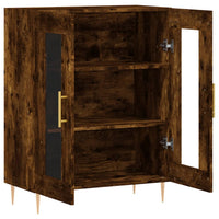 Thumbnail for Sideboard Räuchereiche 69,5x34x90 cm Holzwerkstoff