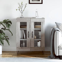 Thumbnail for Sideboard Grau Sonoma 69,5x34x90 cm Holzwerkstoff