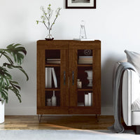 Thumbnail for Sideboard Braun Eichen-Optik 69,5x34x90 cm Holzwerkstoff