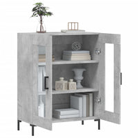 Thumbnail for Sideboard Betongrau 69,5x34x90 cm Holzwerkstoff