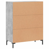 Thumbnail for Sideboard Betongrau 69,5x34x90 cm Holzwerkstoff