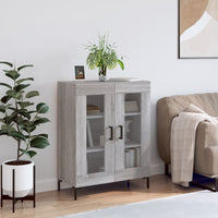 Thumbnail for Sideboard Grau Sonoma 69,5x34x90 cm Holzwerkstoff
