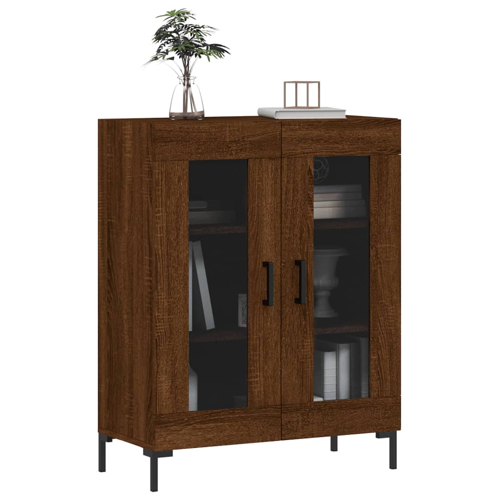Sideboard Braun Eichen-Optik 69,5x34x90 cm Holzwerkstoff