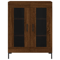Thumbnail for Sideboard Braun Eichen-Optik 69,5x34x90 cm Holzwerkstoff