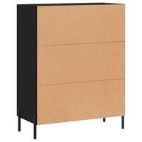 Thumbnail for Sideboard Schwarz 69,5x34x90 cm Holzwerkstoff