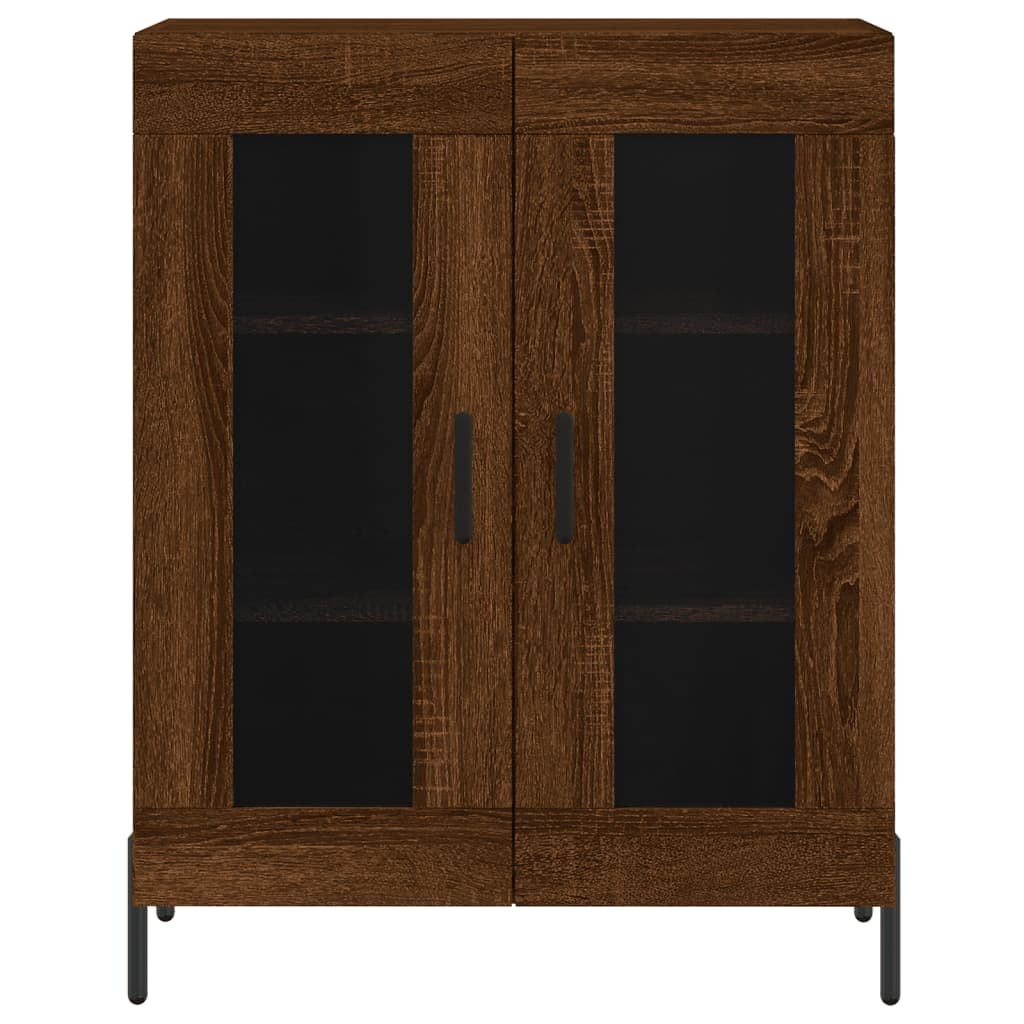 Sideboard Braun Eichen-Optik 69,5x34x90 cm Holzwerkstoff