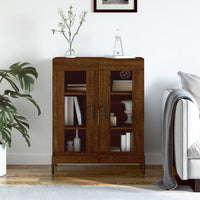 Thumbnail for Sideboard Braun Eichen-Optik 69,5x34x90 cm Holzwerkstoff