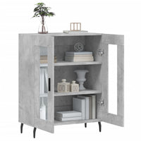 Thumbnail for Sideboard Betongrau 69,5x34x90 cm Holzwerkstoff