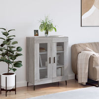 Thumbnail for Sideboard Grau Sonoma 69,5x34x90 cm Holzwerkstoff